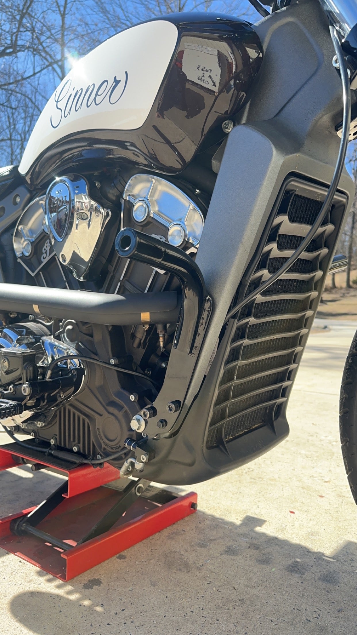 Indian scout front cage